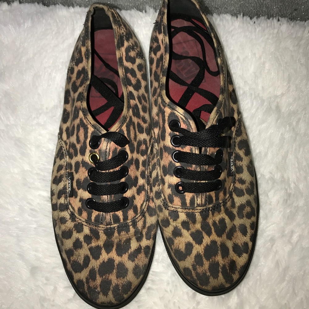 Cheetah print vans